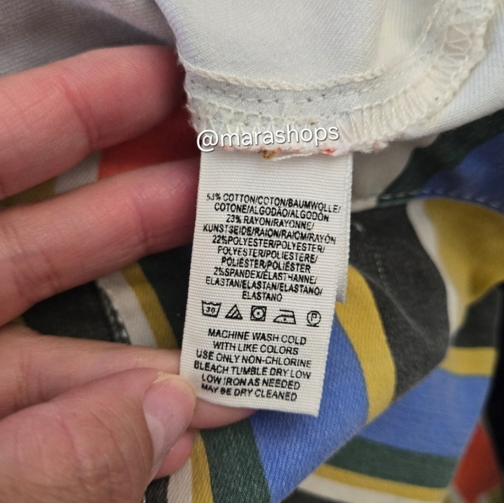 We The Free Float On By Stripe Bell Bottoms - Picture 4 of 7